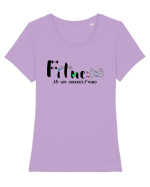 Fitness  Tricou mânecă scurtă guler larg fitted Damă Expresser