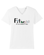 Fitness  Tricou mânecă scurtă guler V Bărbat Presenter
