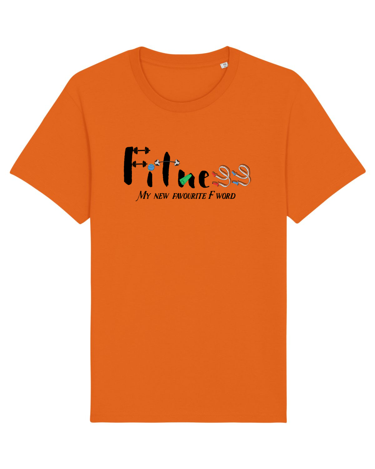 Tricou mânecă scurtă Unisex Rocker Bright Orange