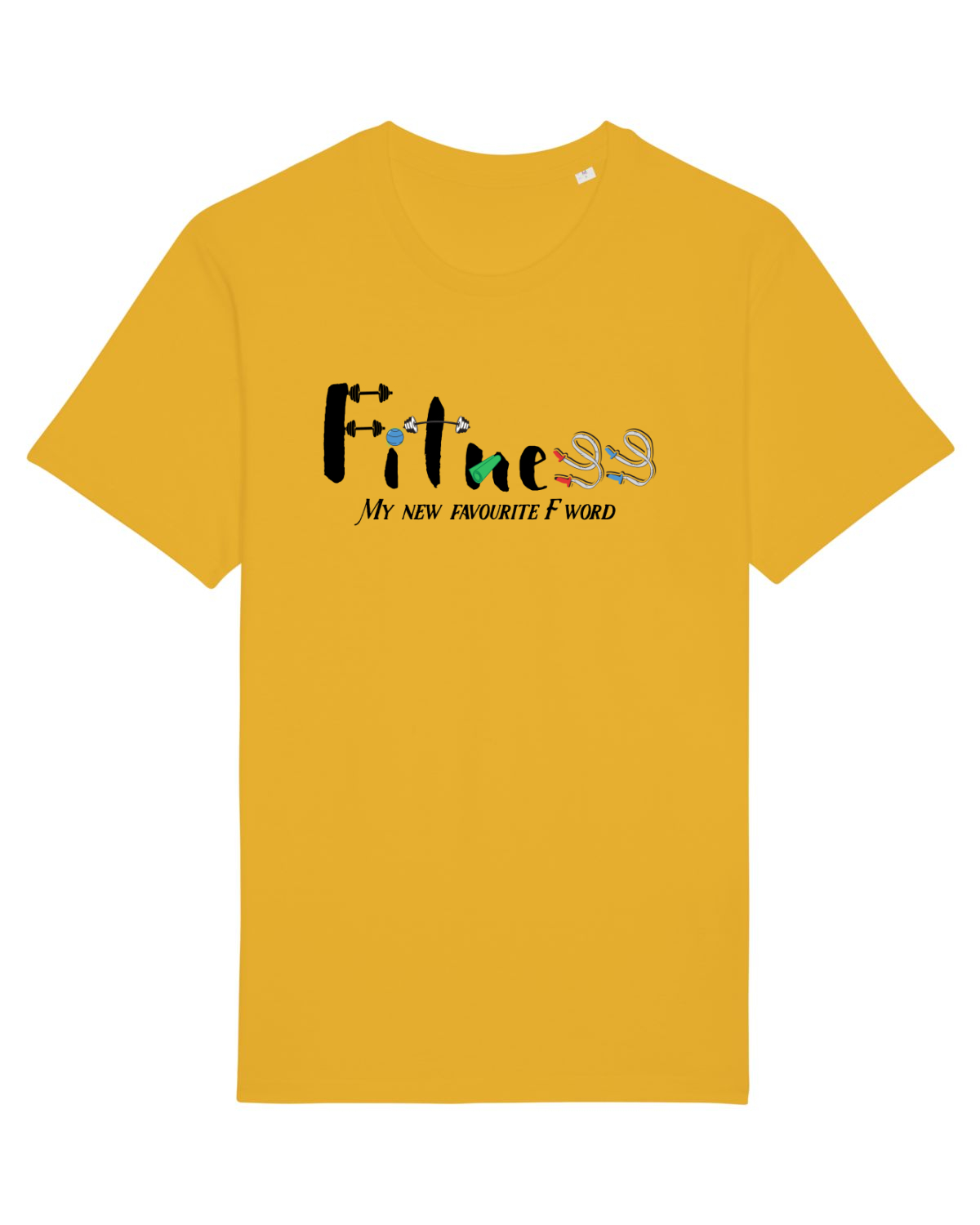 Tricou mânecă scurtă Unisex Rocker Spectra Yellow