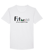 Fitness  Tricou mânecă scurtă guler larg Bărbat Skater