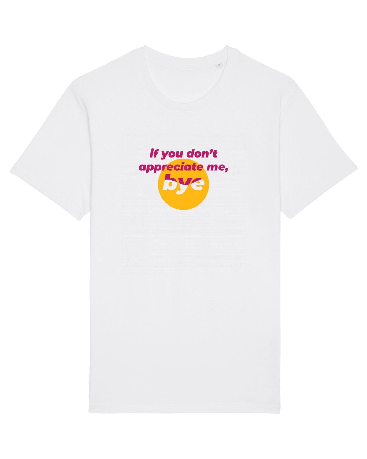 Tricou mânecă scurtă Unisex Rocker White