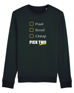 FAST GOOD CHEAP Pick Two Bluză mânecă lungă Unisex Rise
