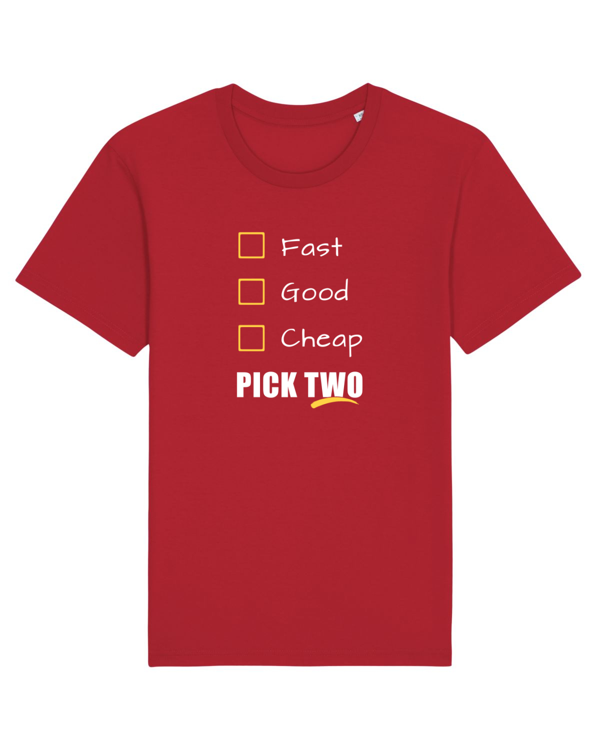 Tricou mânecă scurtă Unisex Rocker Red