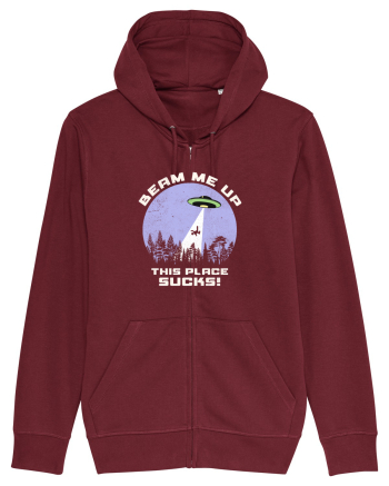 Beam Me Up  Burgundy
