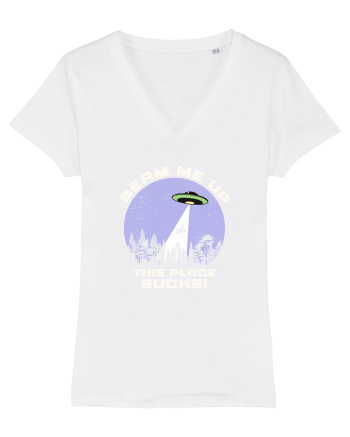 Beam Me Up  White