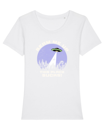 Beam Me Up  White