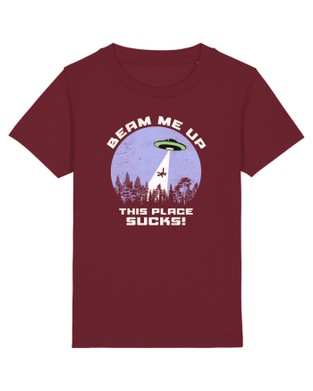Beam Me Up  Burgundy
