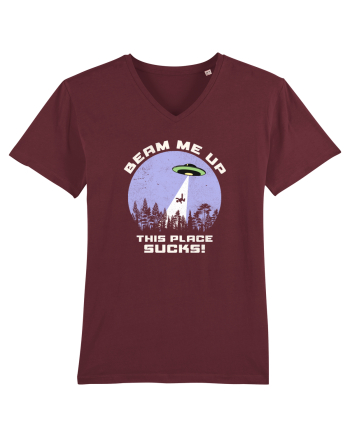 Beam Me Up  Burgundy