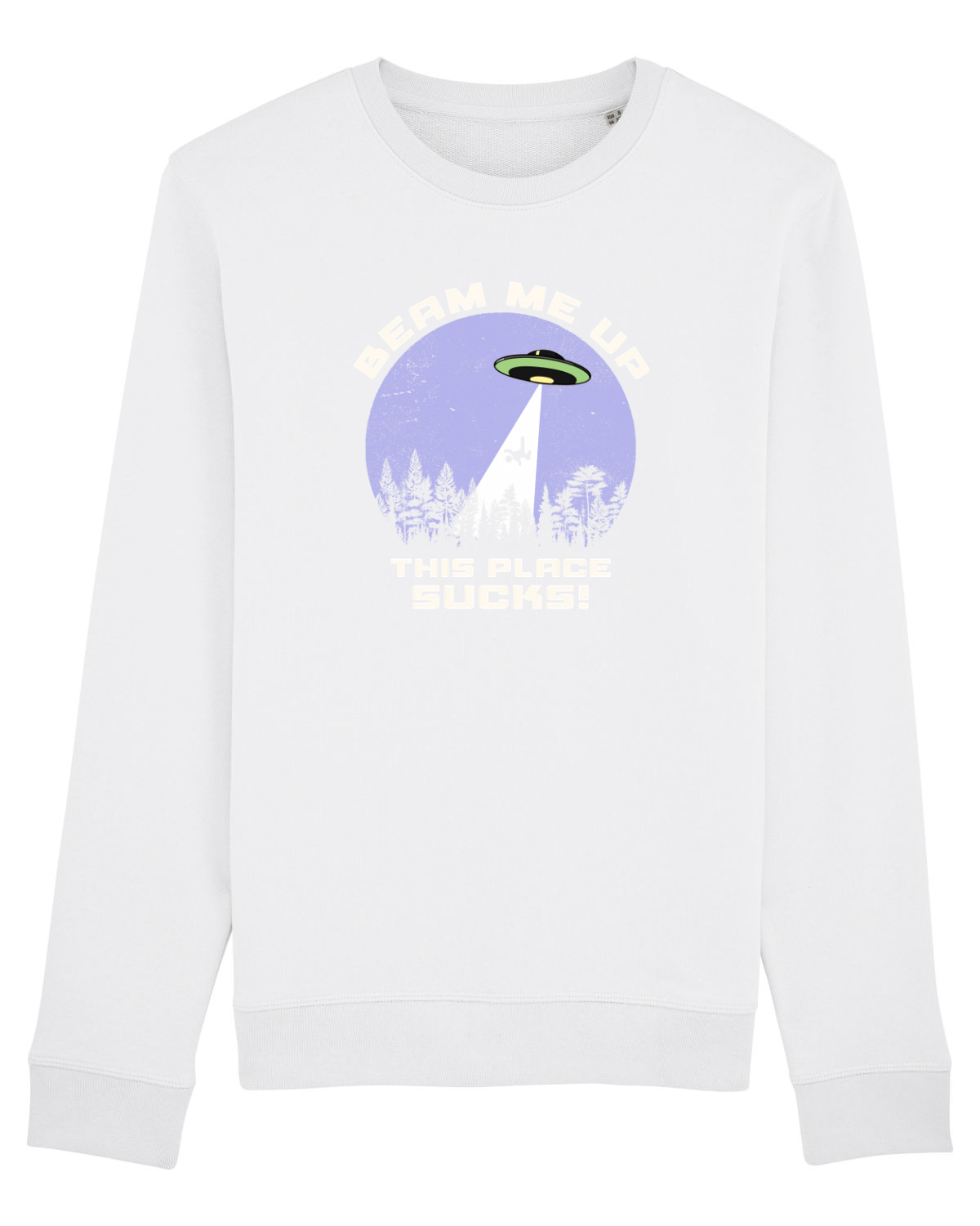 Bluză mânecă lungă Unisex Rise White