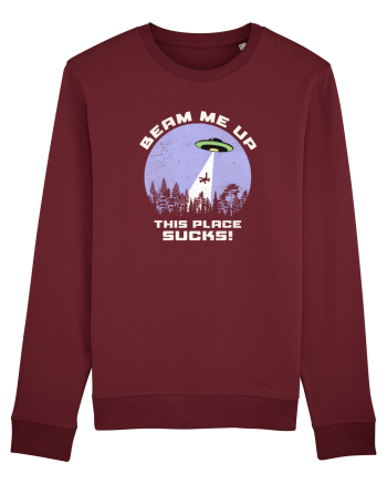 Beam Me Up  Burgundy