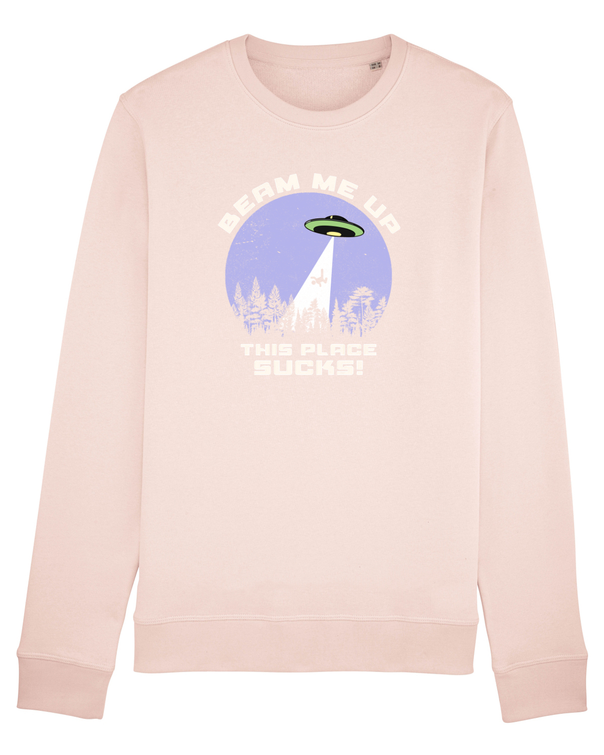 Bluză mânecă lungă Unisex Rise Candy Pink