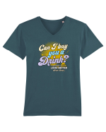 Can I buy you a drink? Tricou mânecă scurtă guler V Bărbat Presenter