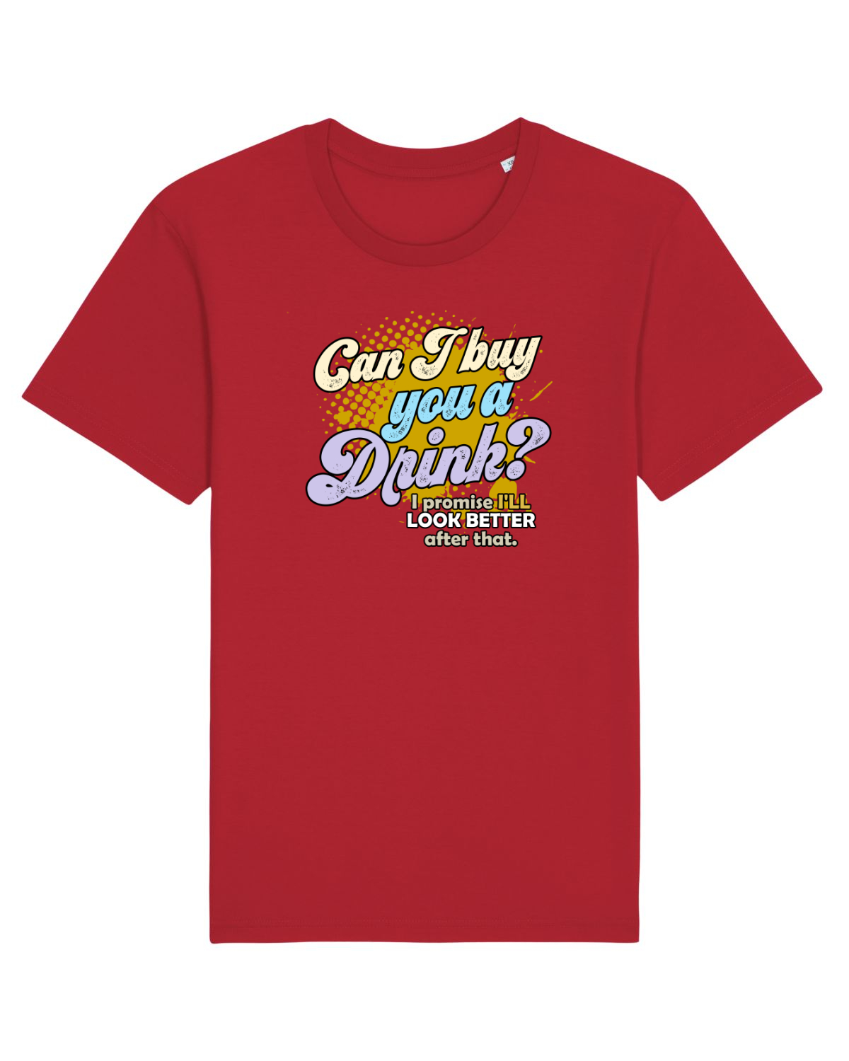 Tricou mânecă scurtă Unisex Rocker Red