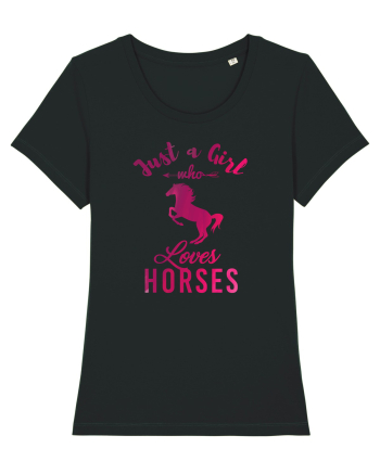 Love Horses Black