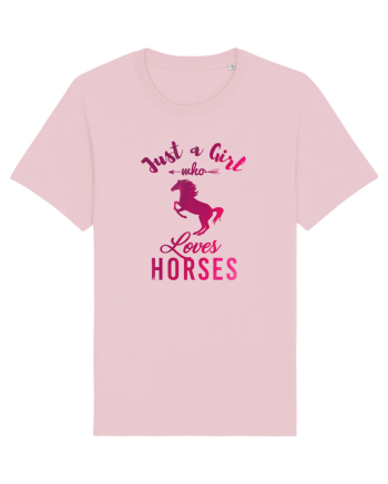 Love Horses Cotton Pink