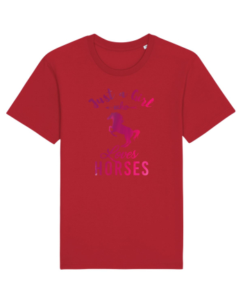 Love Horses Red