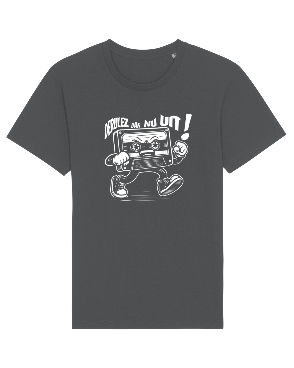 Tricou mânecă scurtă Unisex Rocker Anthracite