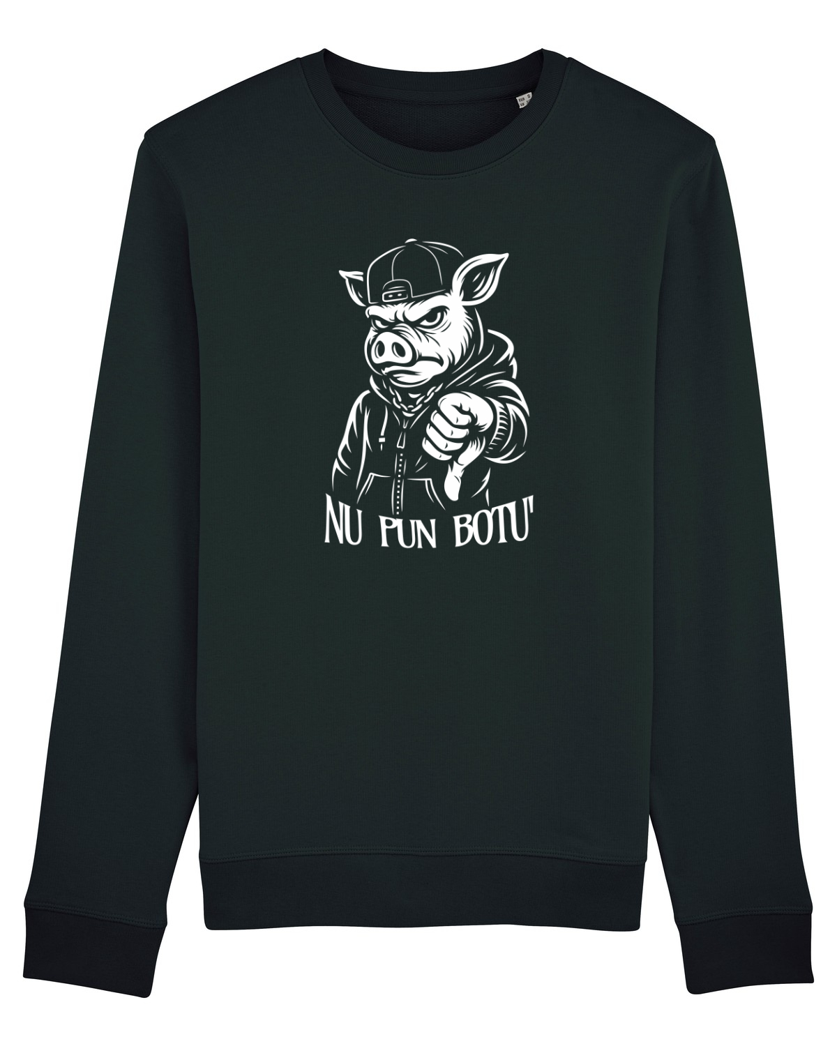 Bluză mânecă lungă Unisex Rise Black
