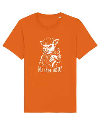 Nu pun botu - Atitudine urbană Bright Orange