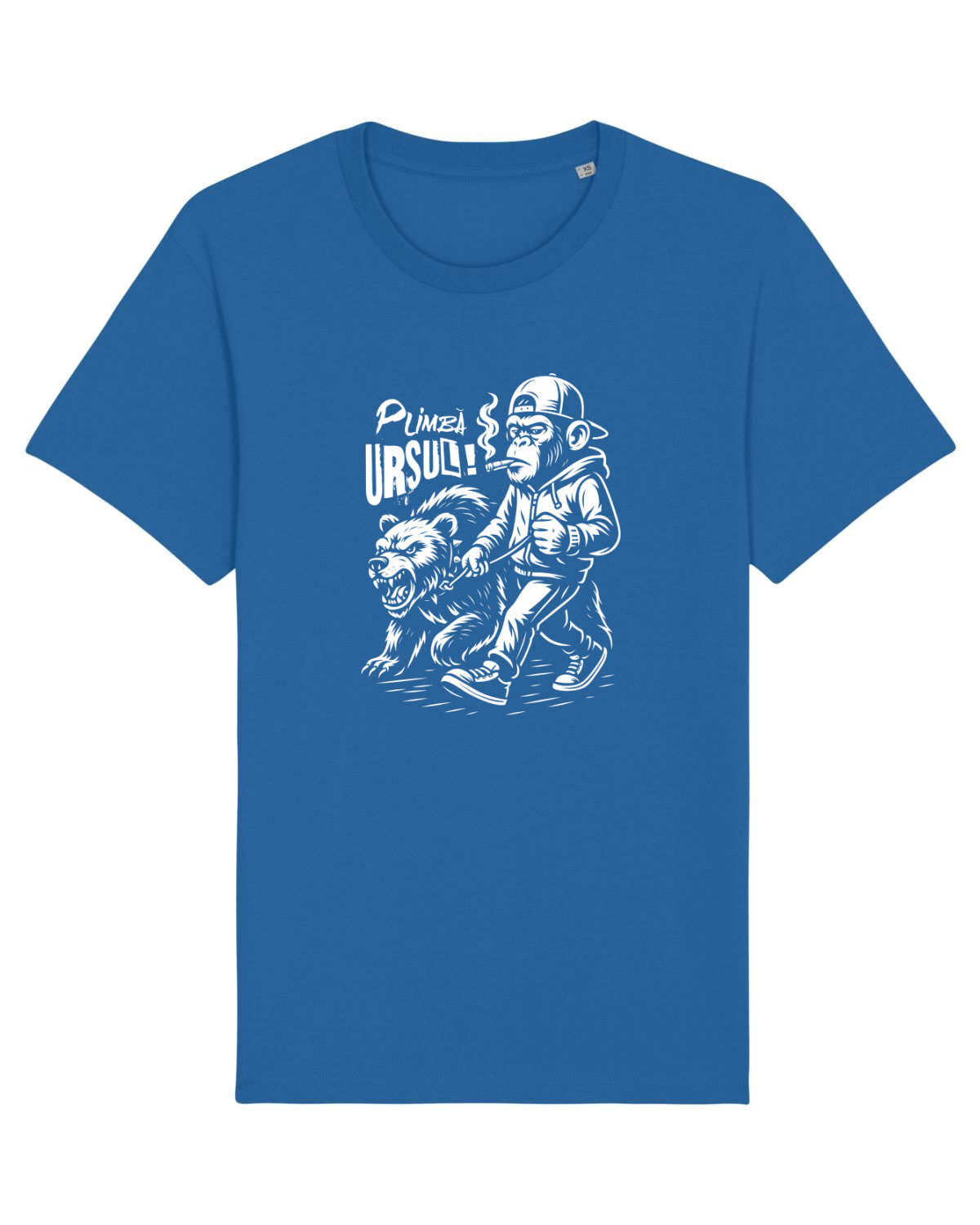 Tricou mânecă scurtă Unisex Rocker Royal Blue