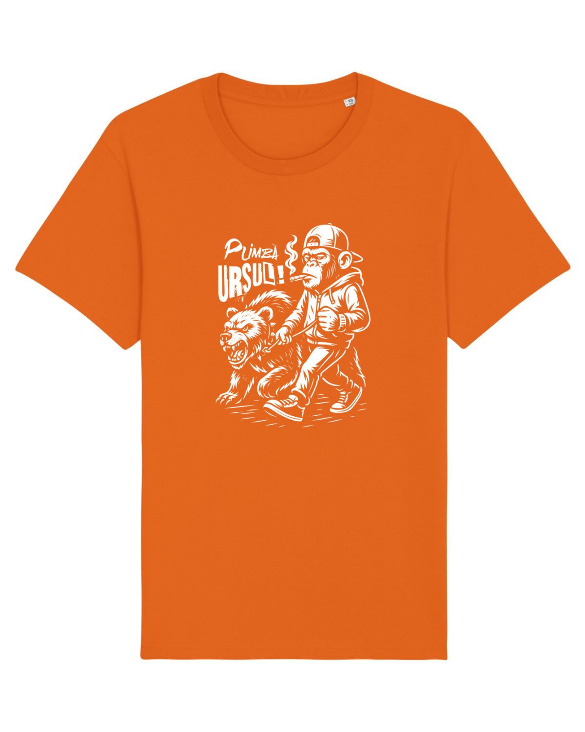 Tricou mânecă scurtă Unisex Rocker Bright Orange