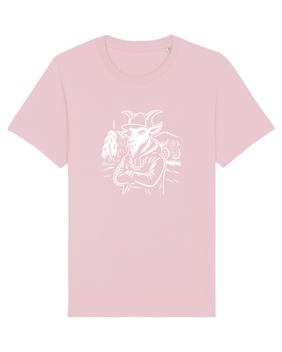 Tricou mânecă scurtă Unisex Rocker Cotton Pink