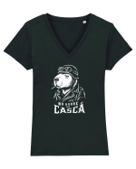 Mă doare în cască Tricou mânecă scurtă guler V Damă Evoker