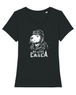 Mă doare în cască Tricou mânecă scurtă guler larg fitted Damă Expresser