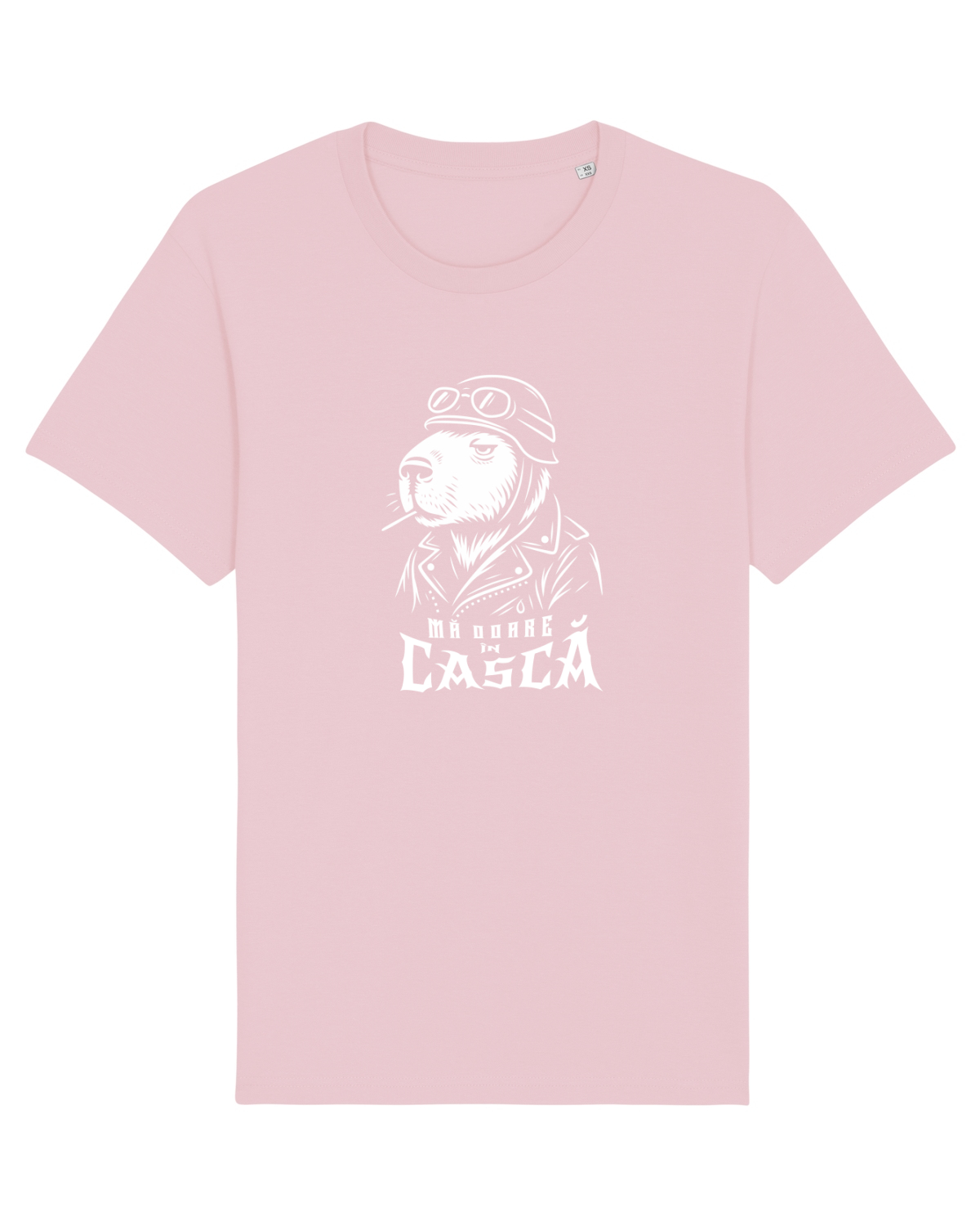 Tricou mânecă scurtă Unisex Rocker Cotton Pink