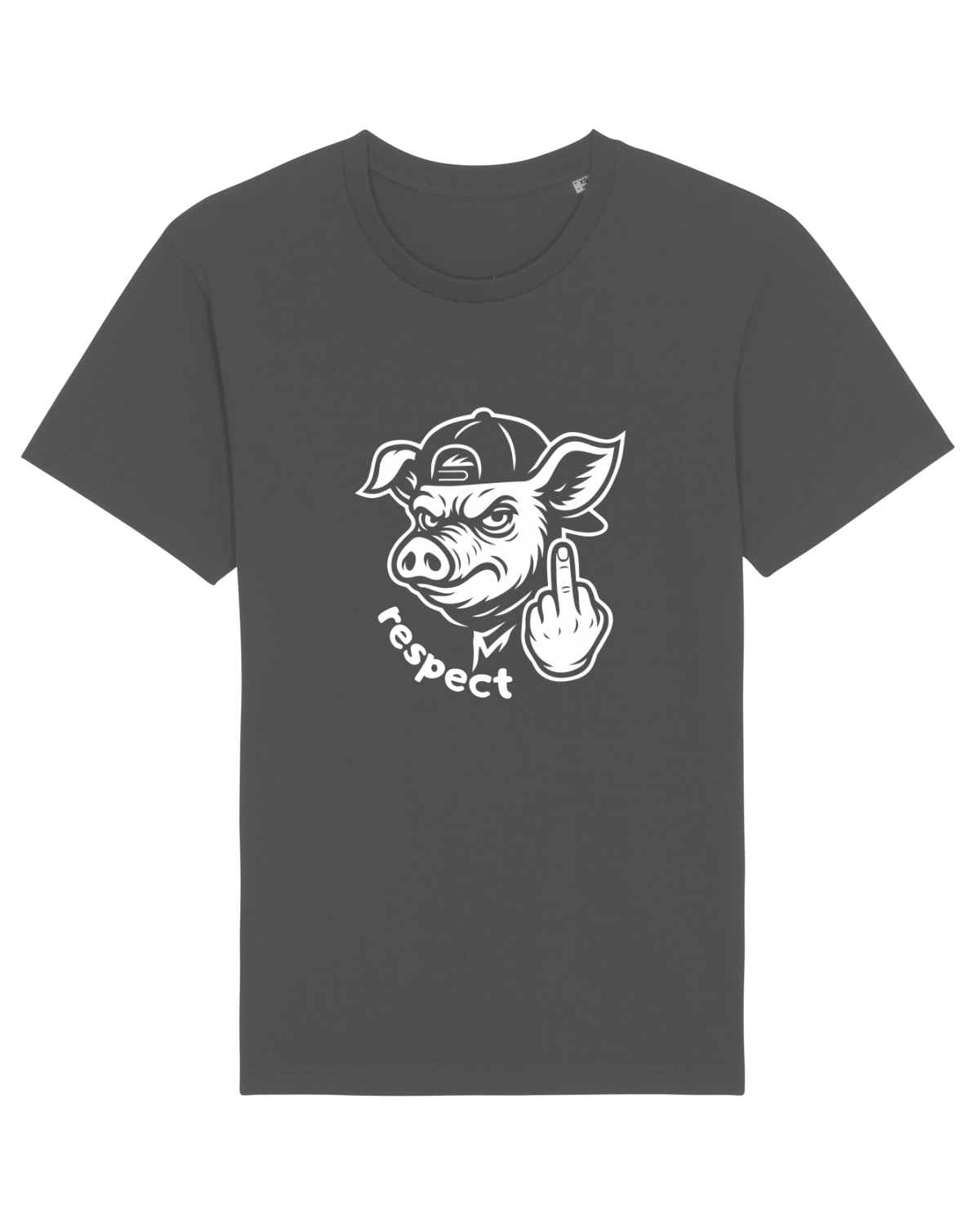 Tricou mânecă scurtă Unisex Rocker Anthracite