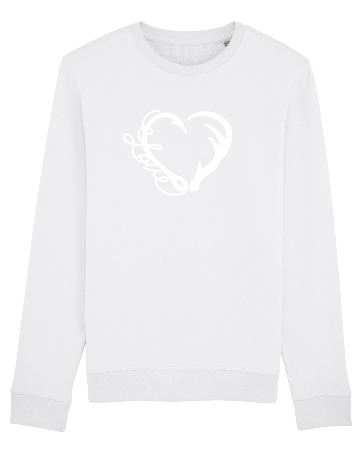 Bluză mânecă lungă Unisex Rise White