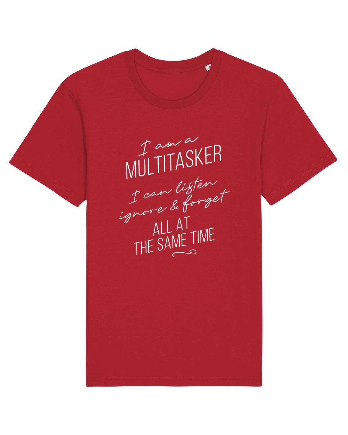 Tricou mânecă scurtă Unisex Rocker Red