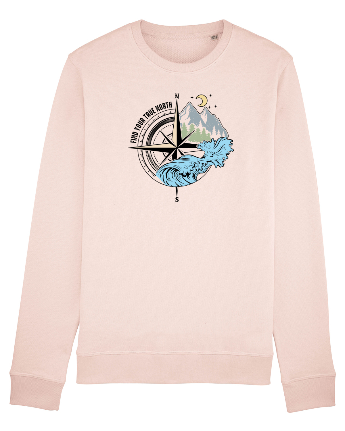 Bluză mânecă lungă Unisex Rise Candy Pink
