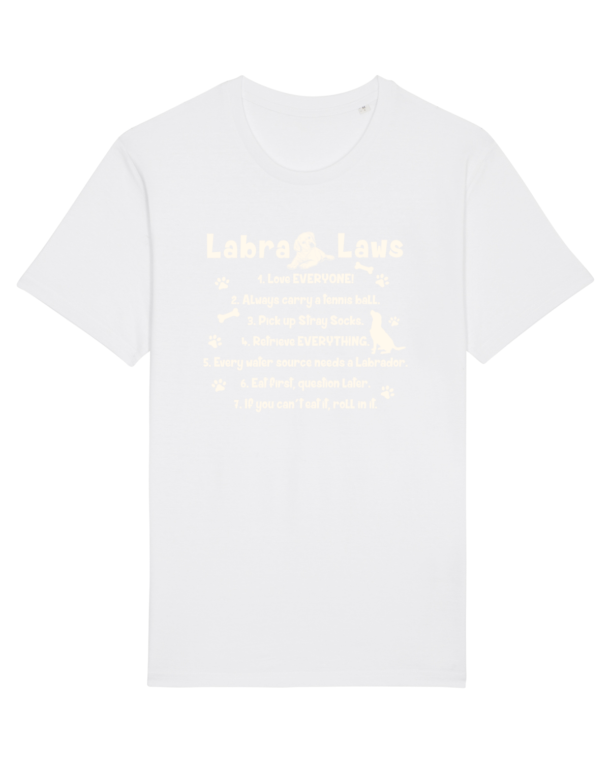 Tricou mânecă scurtă Unisex Rocker White