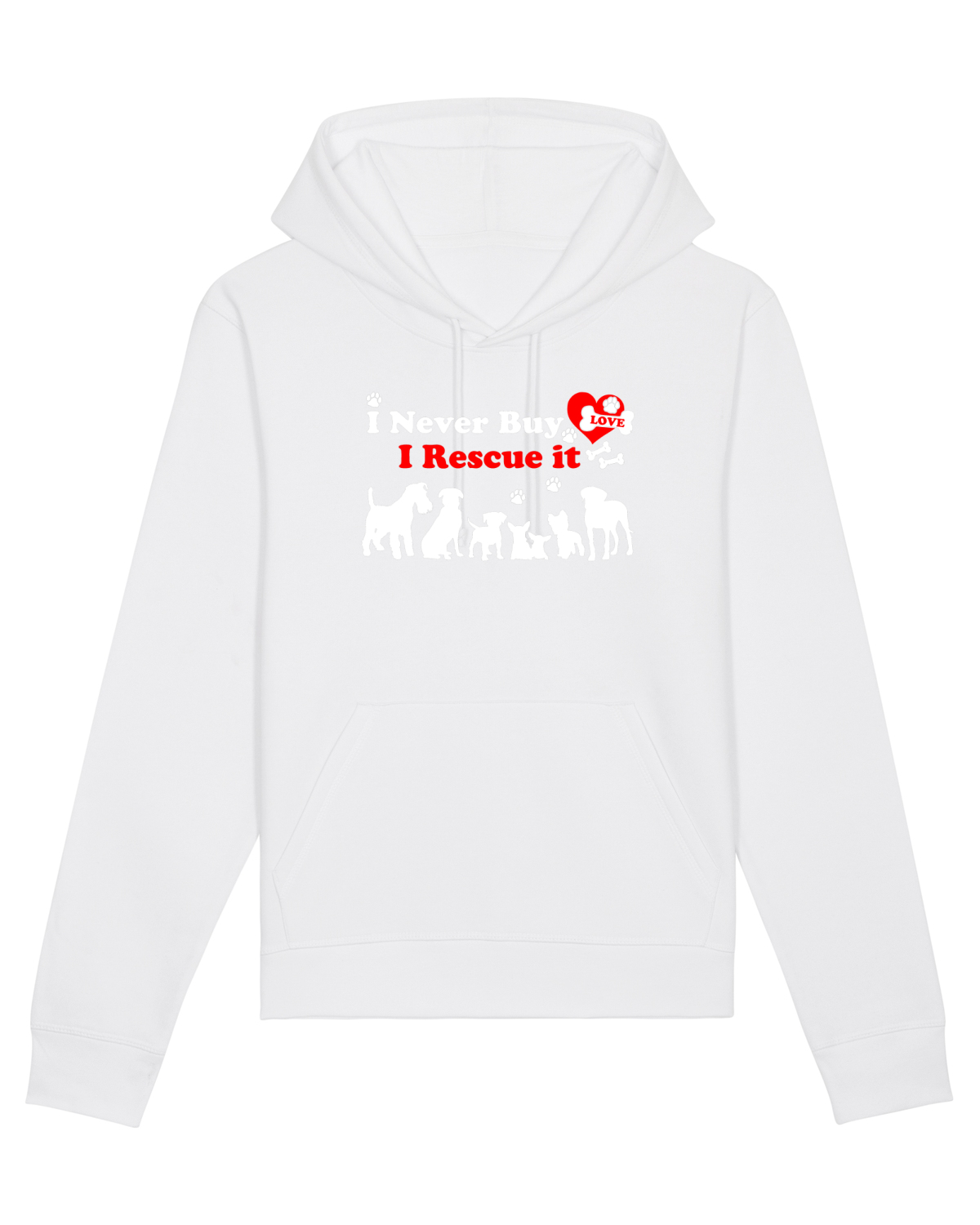 Hanorac Unisex Drummer White