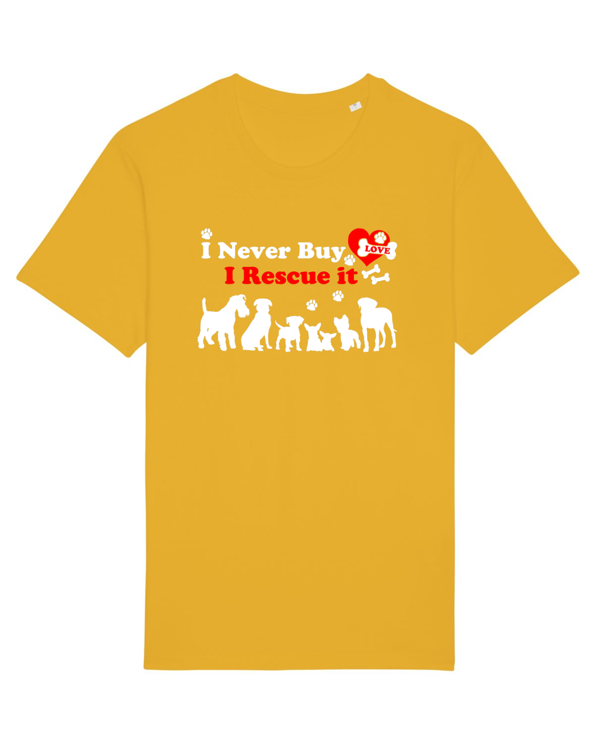 Tricou mânecă scurtă Unisex Rocker Spectra Yellow