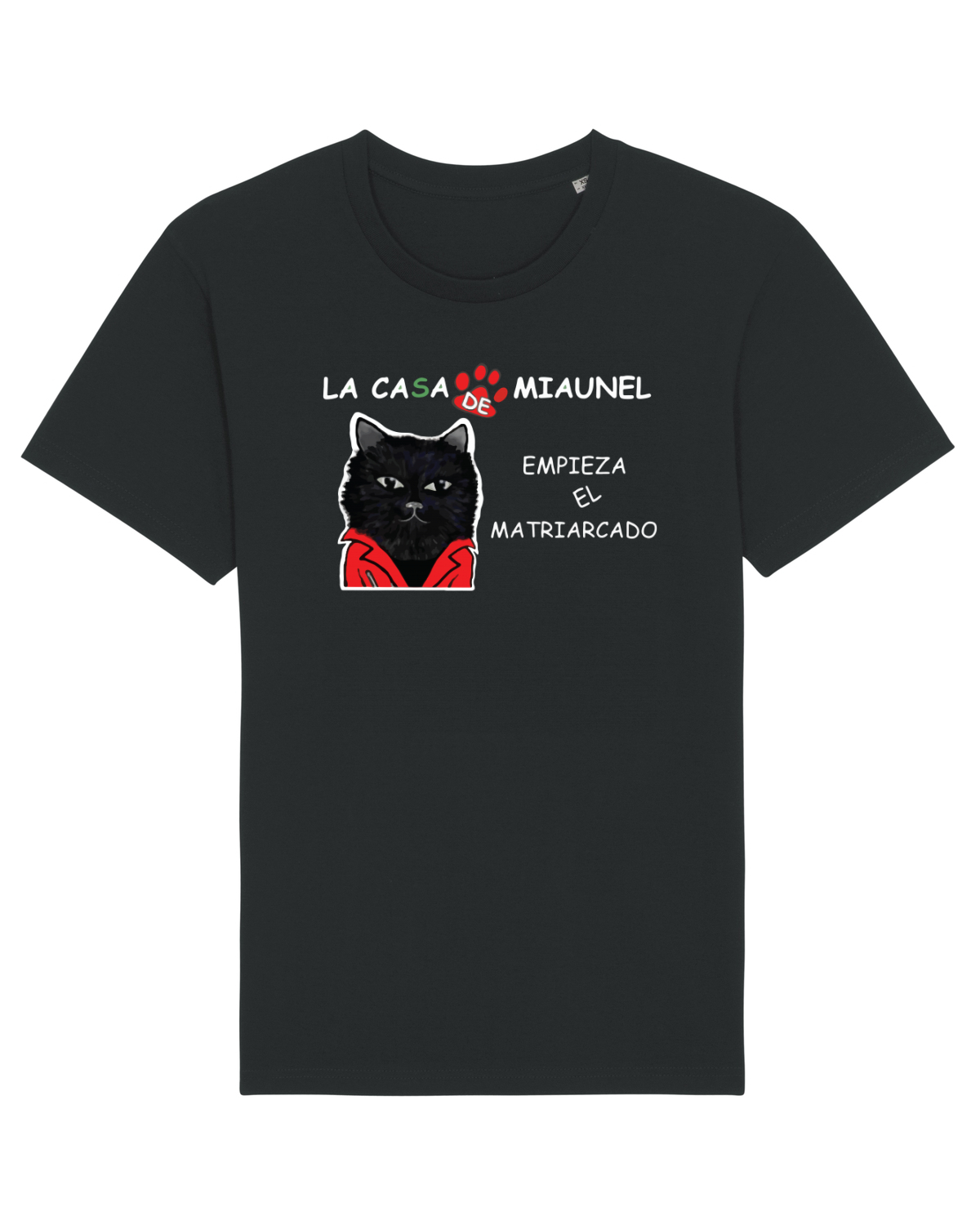 Tricou mânecă scurtă Unisex Rocker Black