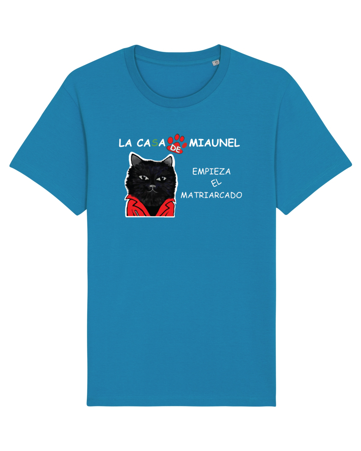Tricou mânecă scurtă Unisex Rocker Azur