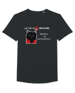 La casa de Miaunel Tricou mânecă scurtă guler larg Bărbat Skater