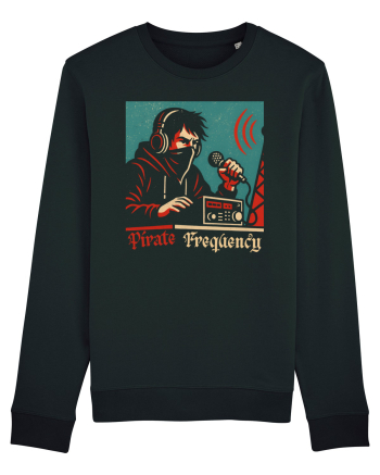 Pirate Frequency Bluză mânecă lungă Unisex Rise
