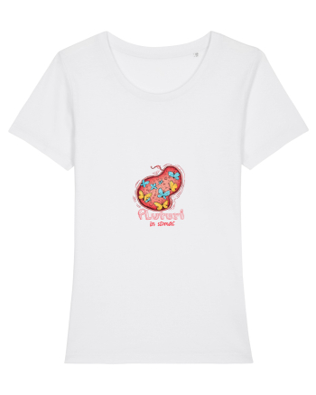 FLUTURI IN STOMAC - INDRAGOSTITI - VALENTINE`S - DRAGOBETE White