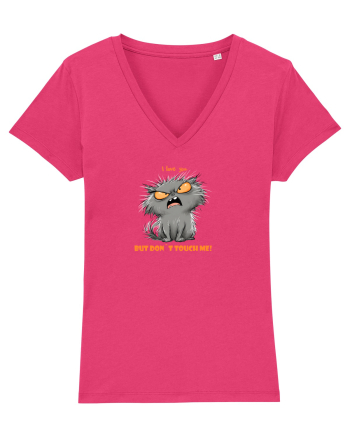 I LOVE YOU BUT DON`T TOUCH ME  - VALENTINE`S - DRAGOBETE  Raspberry