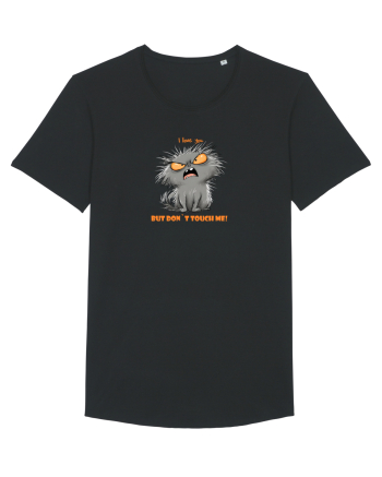 I LOVE YOU BUT DON`T TOUCH ME  - VALENTINE`S - DRAGOBETE  Black