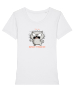 I LOVE YOU BUT DON`T TOUCH ME  - VALENTINE`S - DRAGOBETE  2 Tricou mânecă scurtă guler larg fitted Damă Expresser