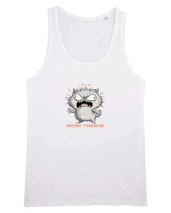 I LOVE YOU BUT DON`T TOUCH ME  - VALENTINE`S - DRAGOBETE  2 White