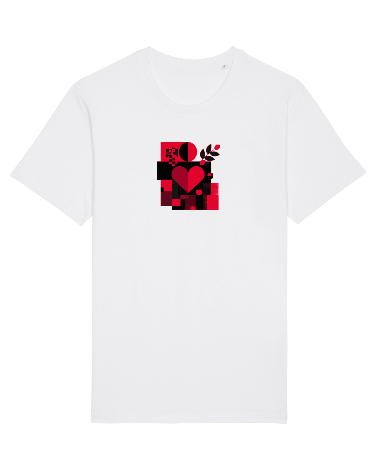 Tricou mânecă scurtă Unisex Rocker White