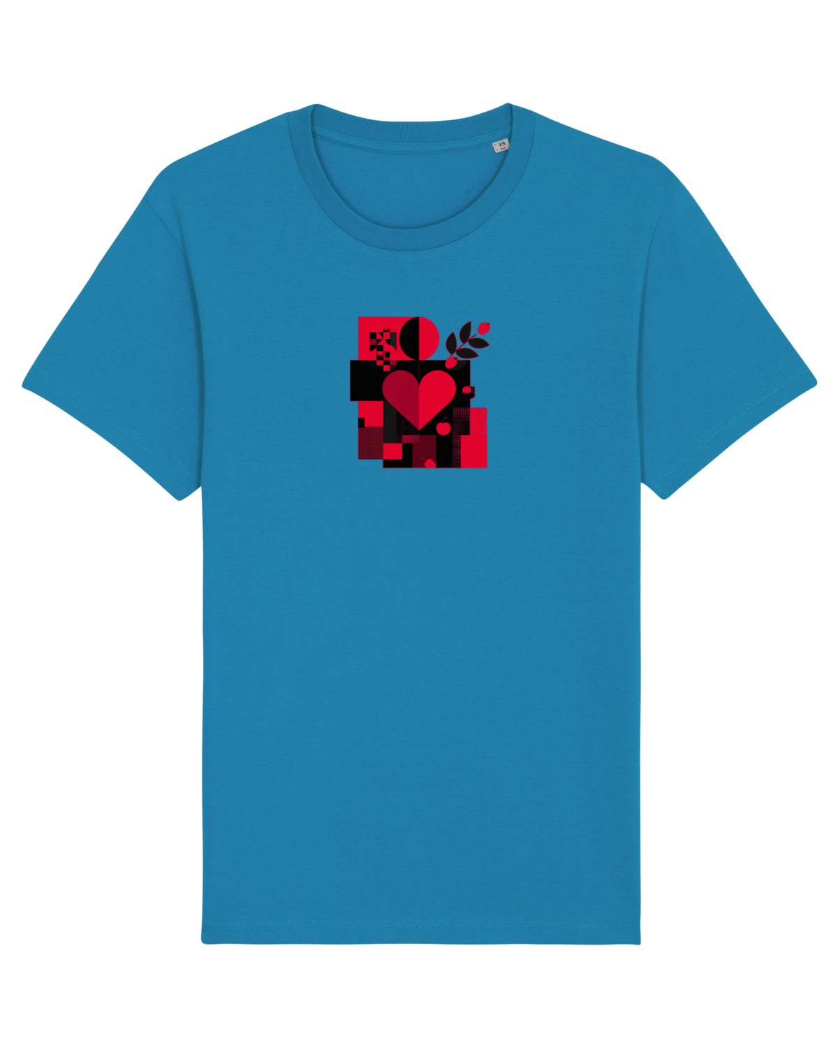 Tricou mânecă scurtă Unisex Rocker Azur