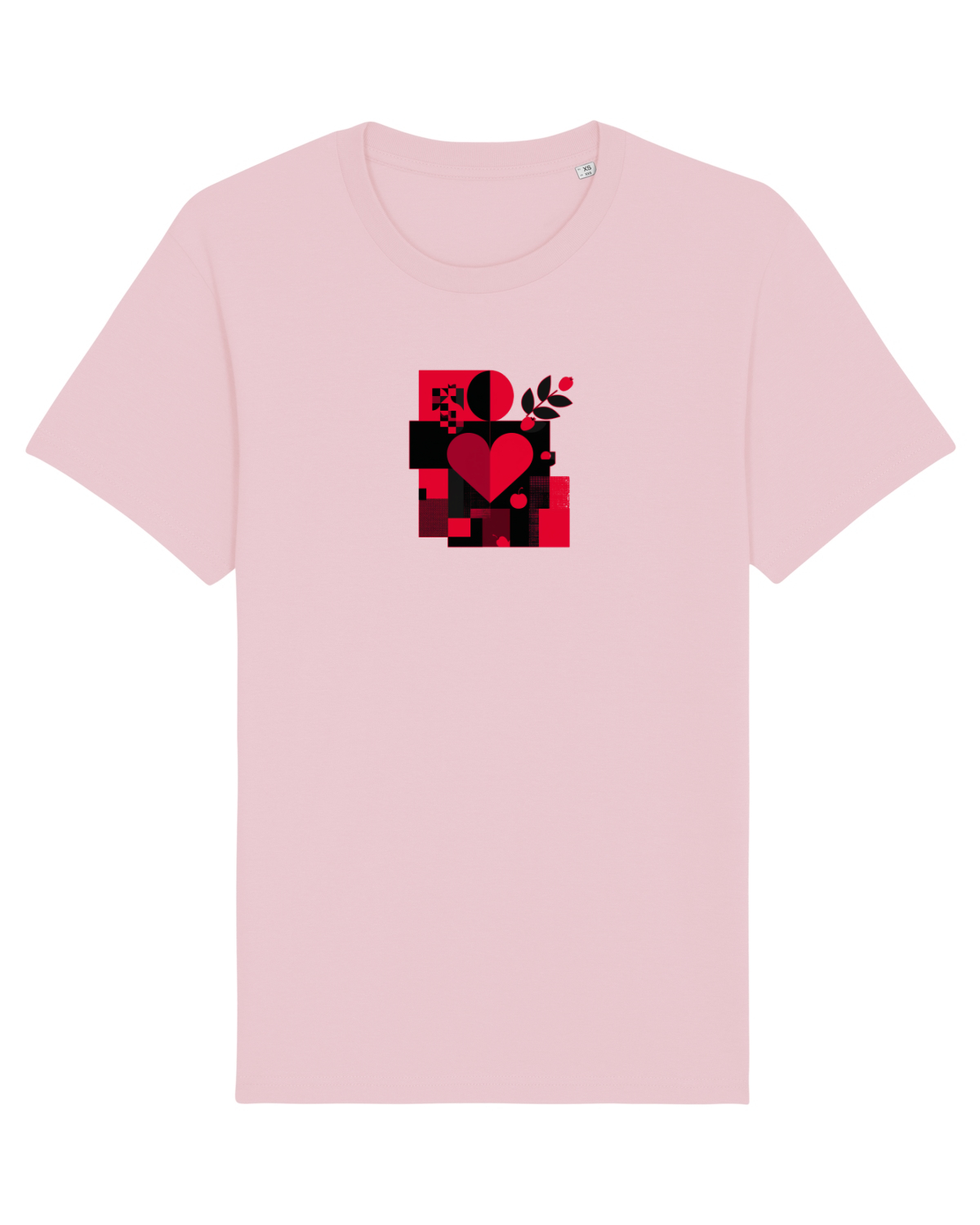 Tricou mânecă scurtă Unisex Rocker Cotton Pink