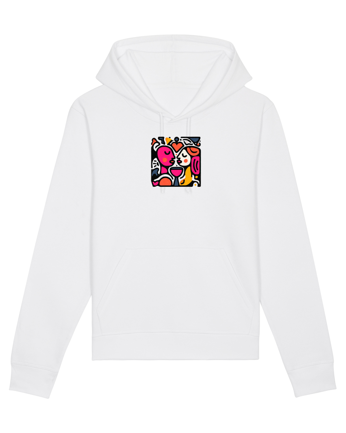 Hanorac Unisex Drummer White